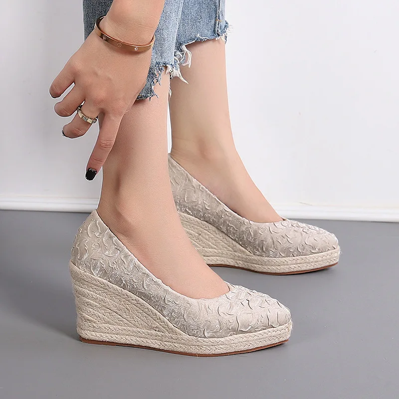 8cm, 34-42 사이즈, 통기성이 좋고 편안한 플로 - Espadrille Slip On 리뷰 및 가격