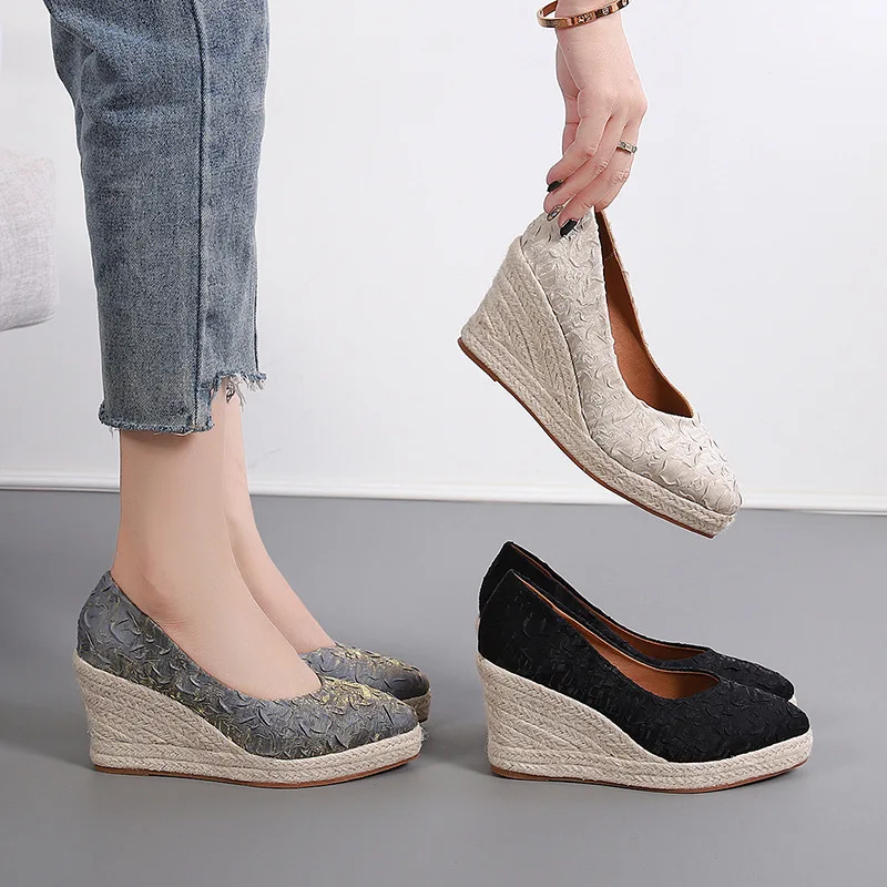 8cm, 34-42 사이즈, 통기성이 좋고 편안한 플로 - Espadrille Slip On 리뷰 및 가격
