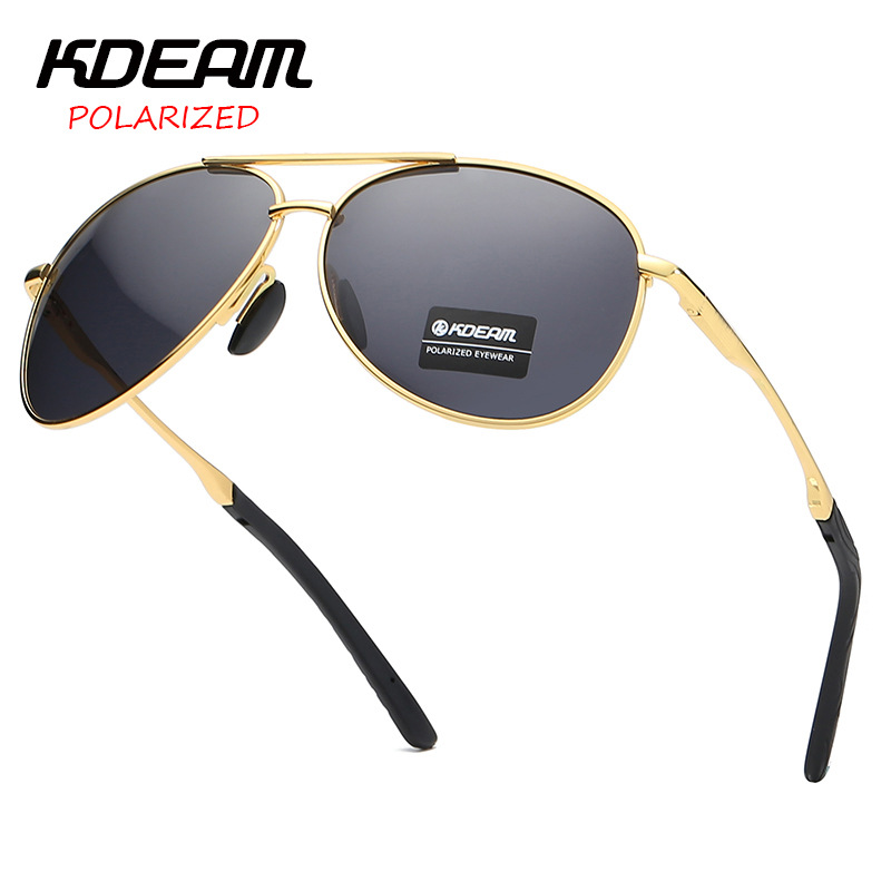 KDEAM 브랜드 블랙 파일럿 선글라스 금속 디자이너  - Sunglasses Aviator Polarized 리뷰 및 가격