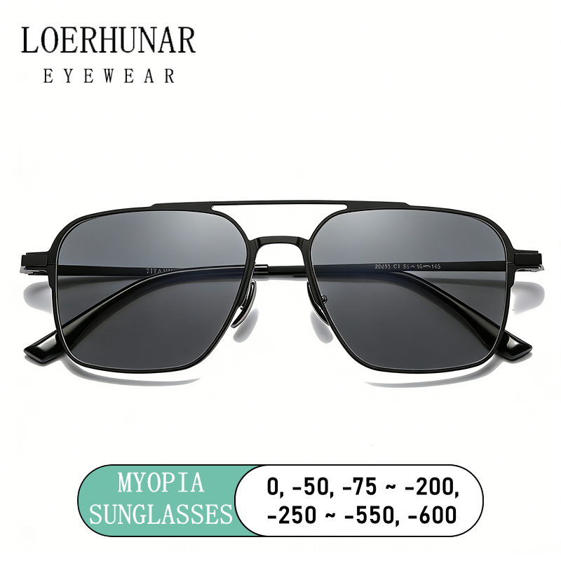 초경량 순수 티타늄 더블 빔 근시 선글라스 남성과 여성 - Sunglasses Aviator Polarized 리뷰 및 가격