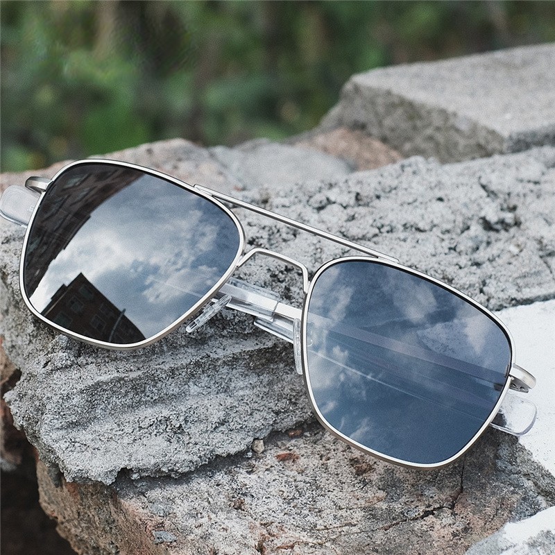 남성용 레트로 선글라스, 금속 프레임 편광 렌즈, 클래 - Sunglasses Aviator Polarized 리뷰 및 가격