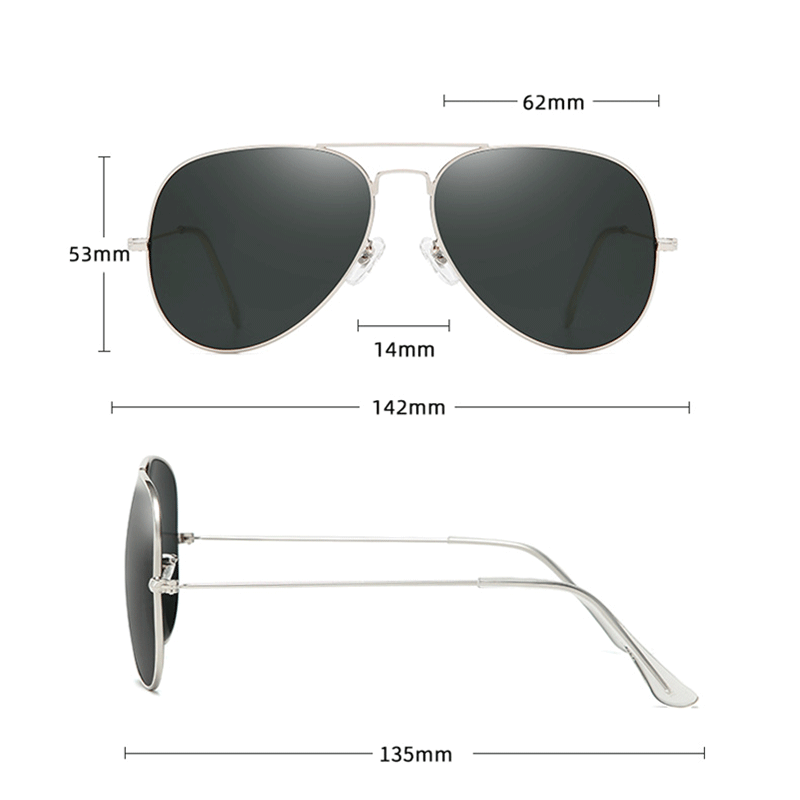 새로운 패션 항공 선글라스 남자 여자 클래식 파일럿 안 - Sunglasses Aviator Polarized 리뷰 및 가격