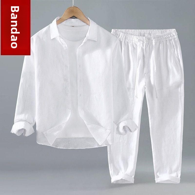 편안하고 통기성 좋은 린넨 남성 캐주얼 반소매 셔츠와  - Linen Shirt Breathable 리뷰 및 가격
